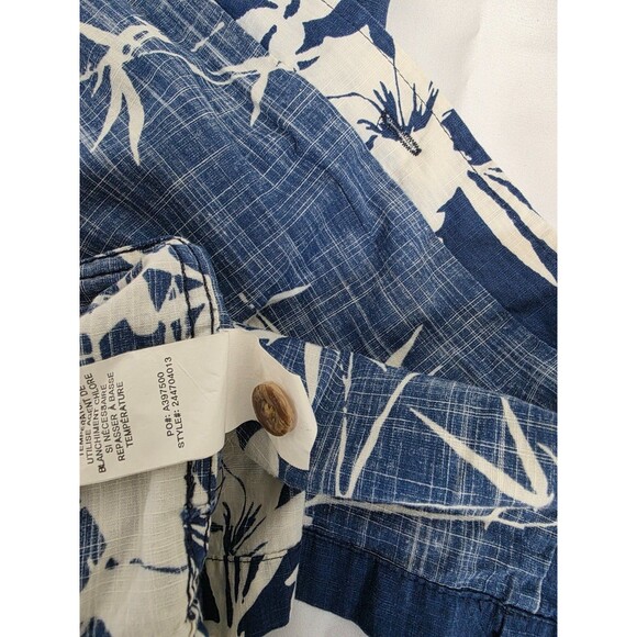 Mens O'Neill Button Up Blue Multi Floral Hawaiian Collar Shirt SZ M - Picture 9 of 10